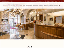 Tablet Screenshot of hotelpost-ffb.de